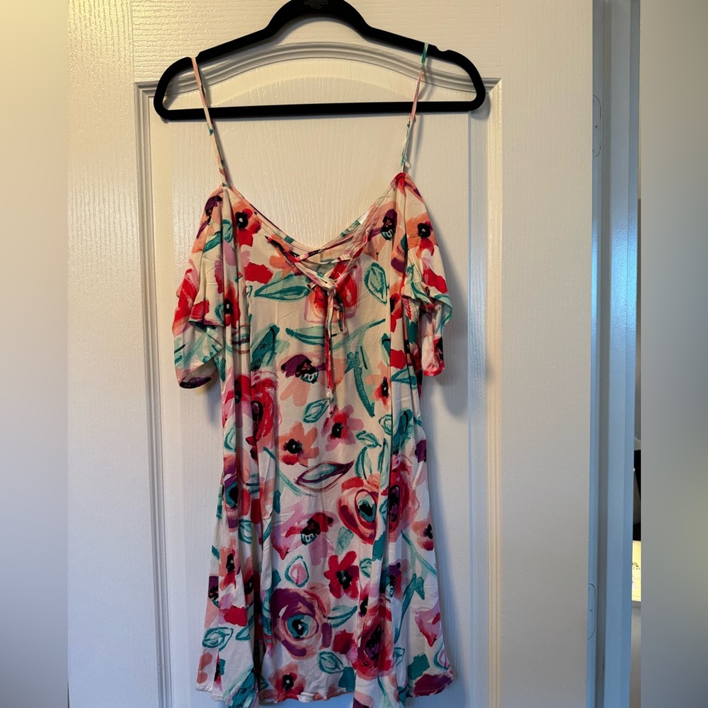 Floral mini dress